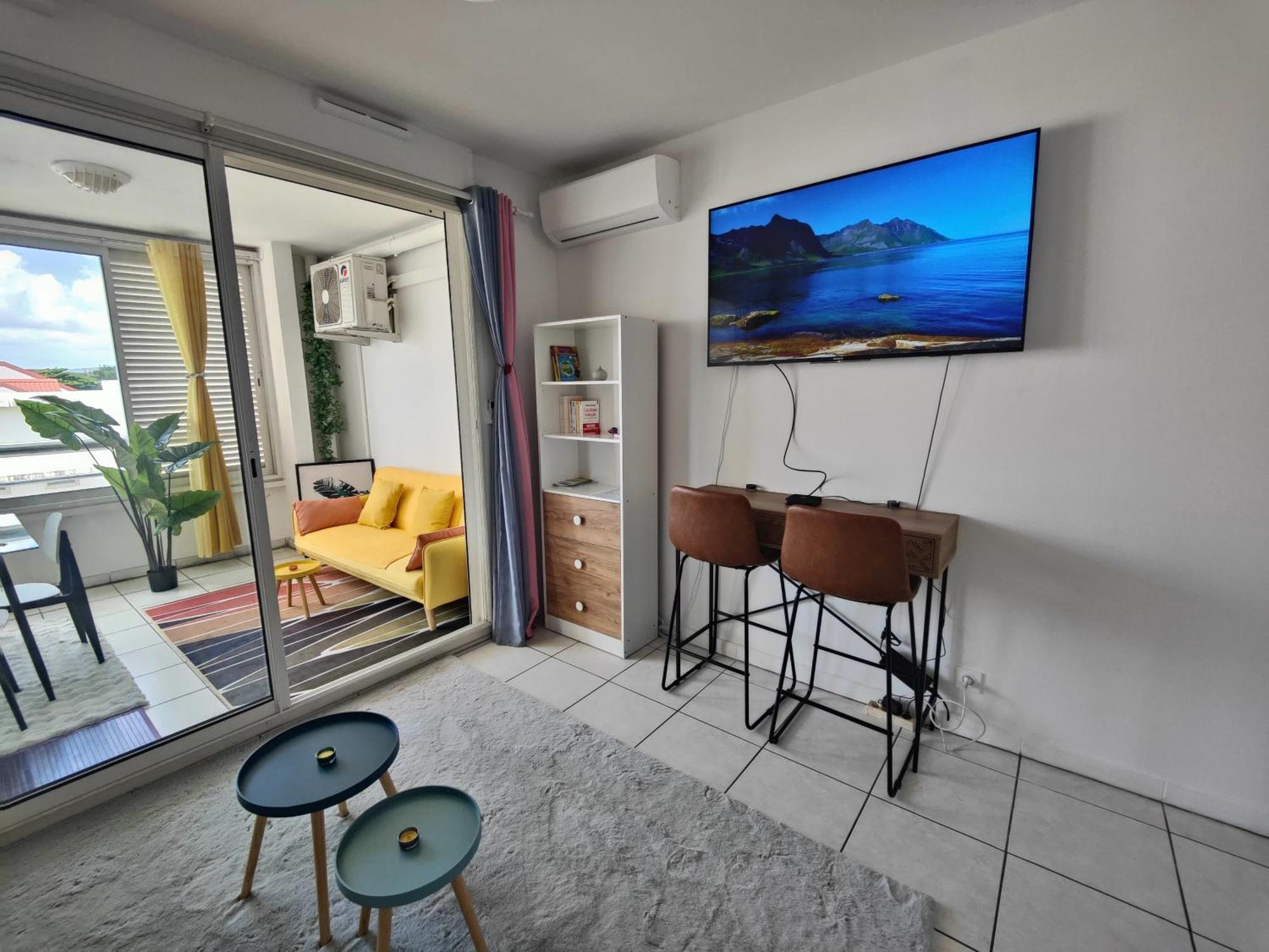 Studio Vanille - Vue Mer Saint-Denis Esterno foto